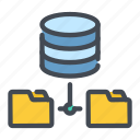 base, connection, data, database, file, folder, sync