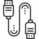 adapter, cable, connection, plug, plugin, usb, wire