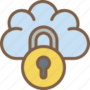 cloud, data, lock, security, secure