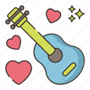 music, guitar, love