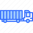 car, truck, container, shipping, delivery, logistics