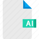 adobe illustrator file, ai, ai file, file, illustrator