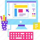 computer, design, graphics, office, web, work