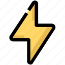 bolt, charge, electric, flash, lighting