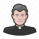 avatar, bishop, catholic, clergy, male, priest, user