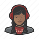 avatar, disc jockey, female, millennial, user, woman