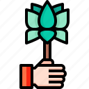 hand, lotus, hinduism, flower