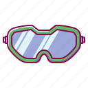 glasses, goggles, safety, sport, winter