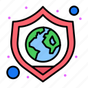 globe, protect, security, shield, world