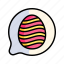 easter, egg, chat, message