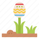 flower, plant, spring, easter egg, egg, easter day