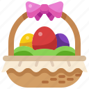 easter, basket, eggs, food, decoration, egg, hunt