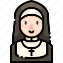 avatar, catholic, christian, job, nun, religious, woman