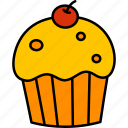 cupcake, cake, birthday, bakery