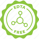 edta, free, label, stamp, green, edta free