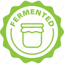 fermented, label, stamp, green