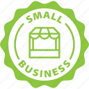 small, business, label, stamp, green, small business