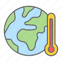 ecology, global, nature, planet, thermometer, warm, warming