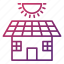 eco, ecology, energy, environment, house, power, solar panel