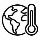 earth, ecology, global, planet, termometer, warming
