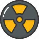 hazard, nuclear, radiation, radioactive, warning