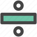 basic math, division, division sign, math, mathematical, obelus