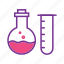 chemistry, experiment, lab test, laboratory, science, solution, test tube and beaker 