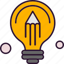 bulb, idea, light