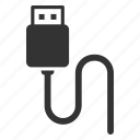 usb, cable, connector