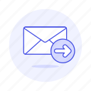 email, envelope, forward, letter, mail, resend