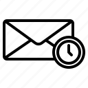 pending, email, mail, message, send, wait, inbox