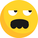 expression, emoticon, think, suspicious, emoji, bad think