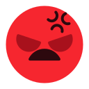 angry, emoji, emotion, face, feeling