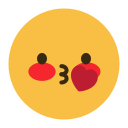 emoji, emotion, face, feeling, heart, kiss, love