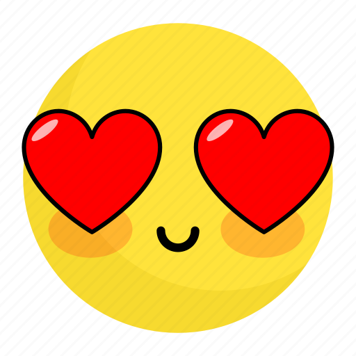 Emoji, face, feeling, happy, heart, love, smile icon - Download on  Iconfinder