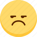 annoying, emoji, emotion, expression, face, feeling