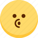 blowing, emoji, emotion, expression, face, feeling