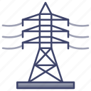 electric, power, transmission, tower