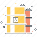 barrel, drum, fuel, gas, oil, tank