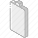 battery, empty, essentials, iso, isometric