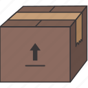 box, cardboard, moving