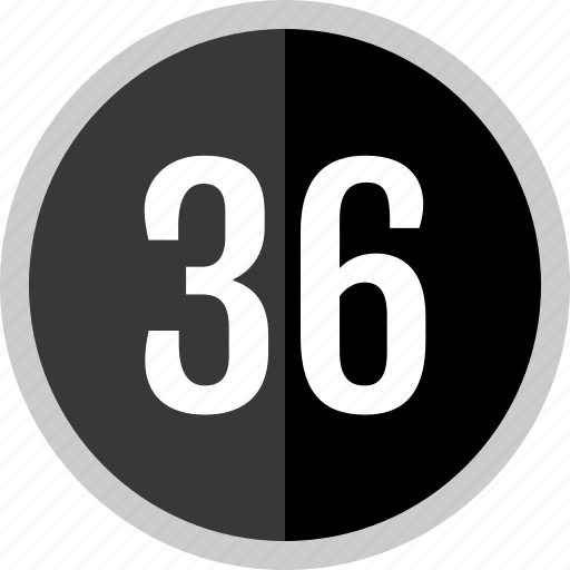 Number, 36 icon - Download on Iconfinder on Iconfinder