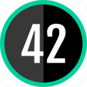 42, number