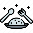 rice, food, restaurant, dish, plate