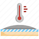 temperature, thermometer, weather, fabric, texture