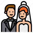 couple, love, wedding