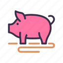 agriculture, animal, farm, farming, mammal, pig