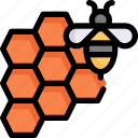 farming, gardening, agriculture, honeycomb, bee, animal, honey