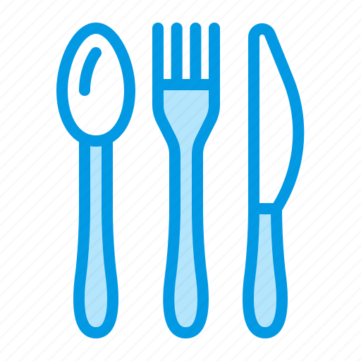 Cutlery, fork, knife, spoon icon - Download on Iconfinder