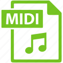 file, format, midi, document, extension